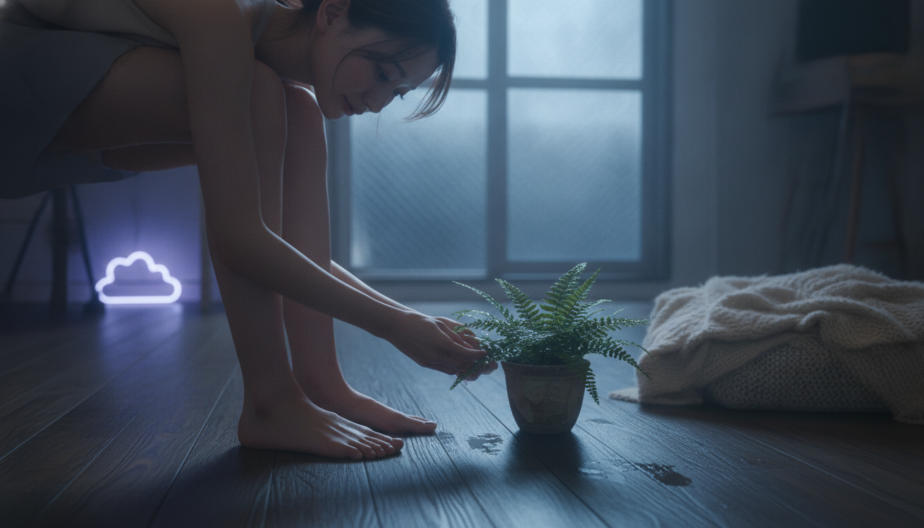 足裏に吸い付く床の湿り気と、それぞれの窓から触れる世界の温度