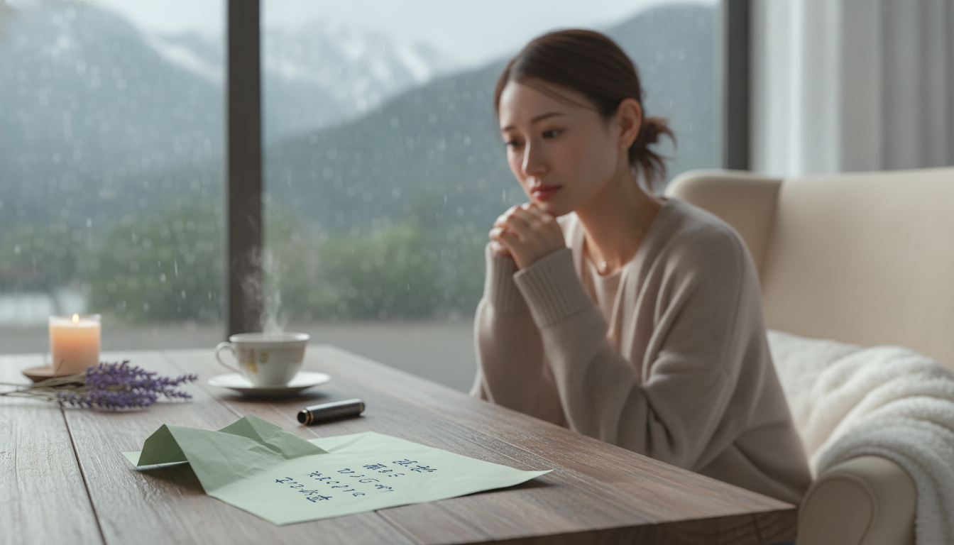 書き出しだけで止まった便箋と、言葉にならない余白を愛しむ日
