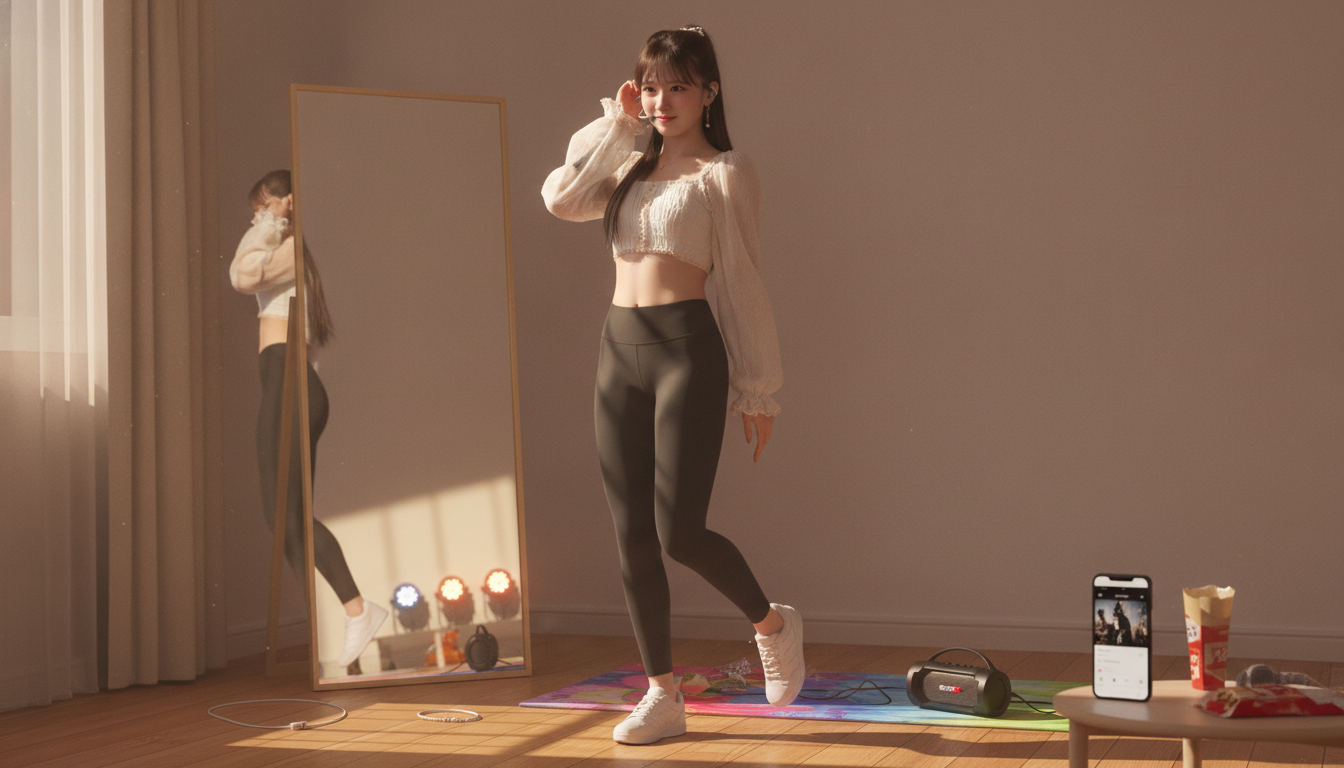 遅れて響くベース音と、鏡の前で迷子になった私のステップ