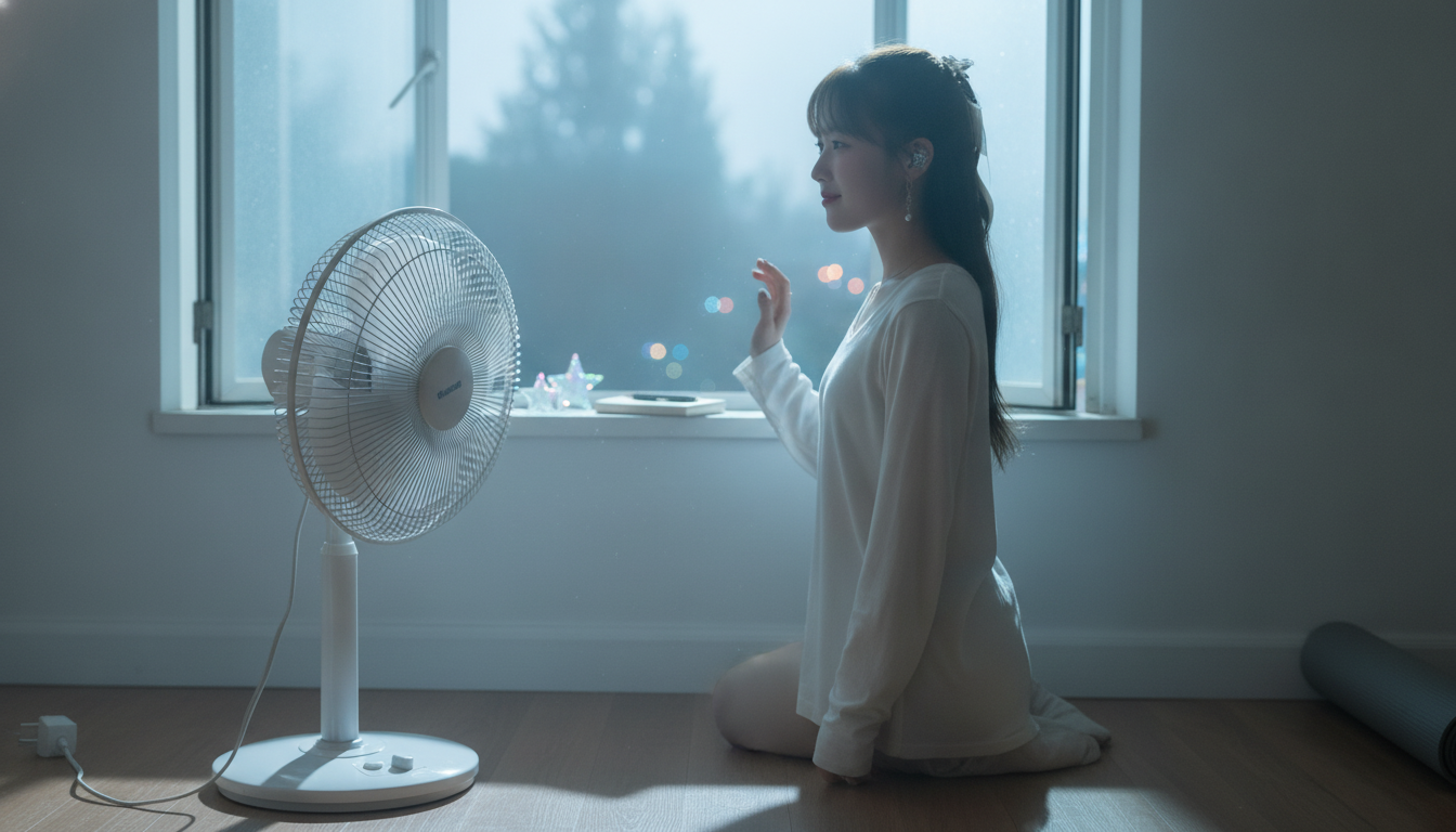 迷い込んだ秋の風と、コンセントを抜いた扇風機