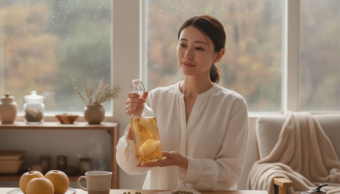 溶け残った氷砂糖が立てる音と、答えを急がない秋の朝