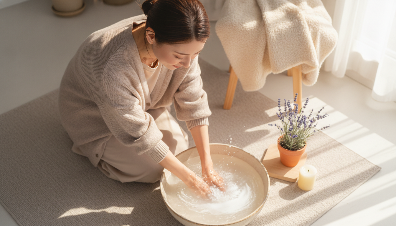 指先に触れた水の冷たさと、濁りが透き通るのを待つ朝
