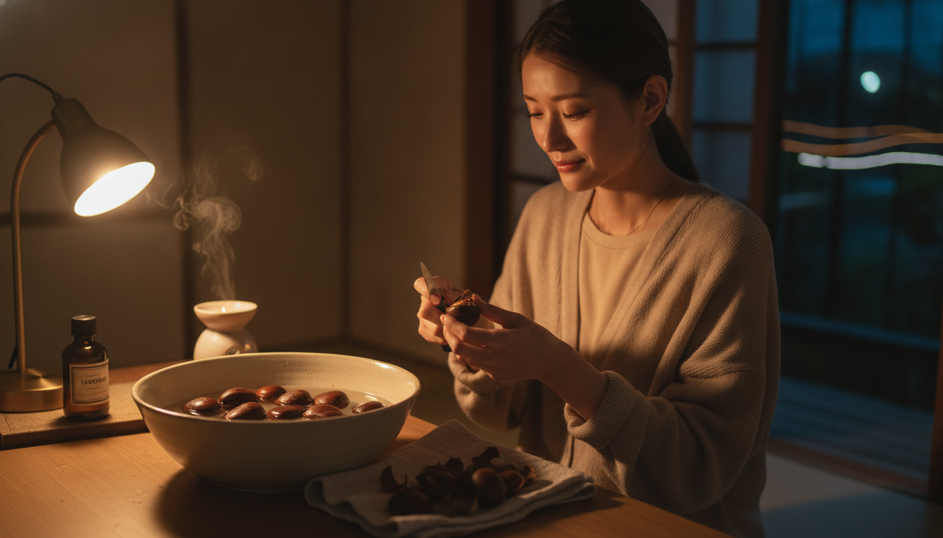 栗の鬼皮と、不器用な守りをほどく秋の夜