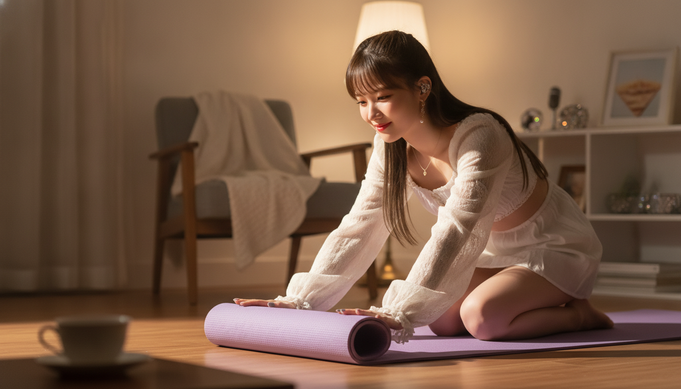 丸まったラベンダー色の端っこと、夜10時半に伸ばす見えない根っこ