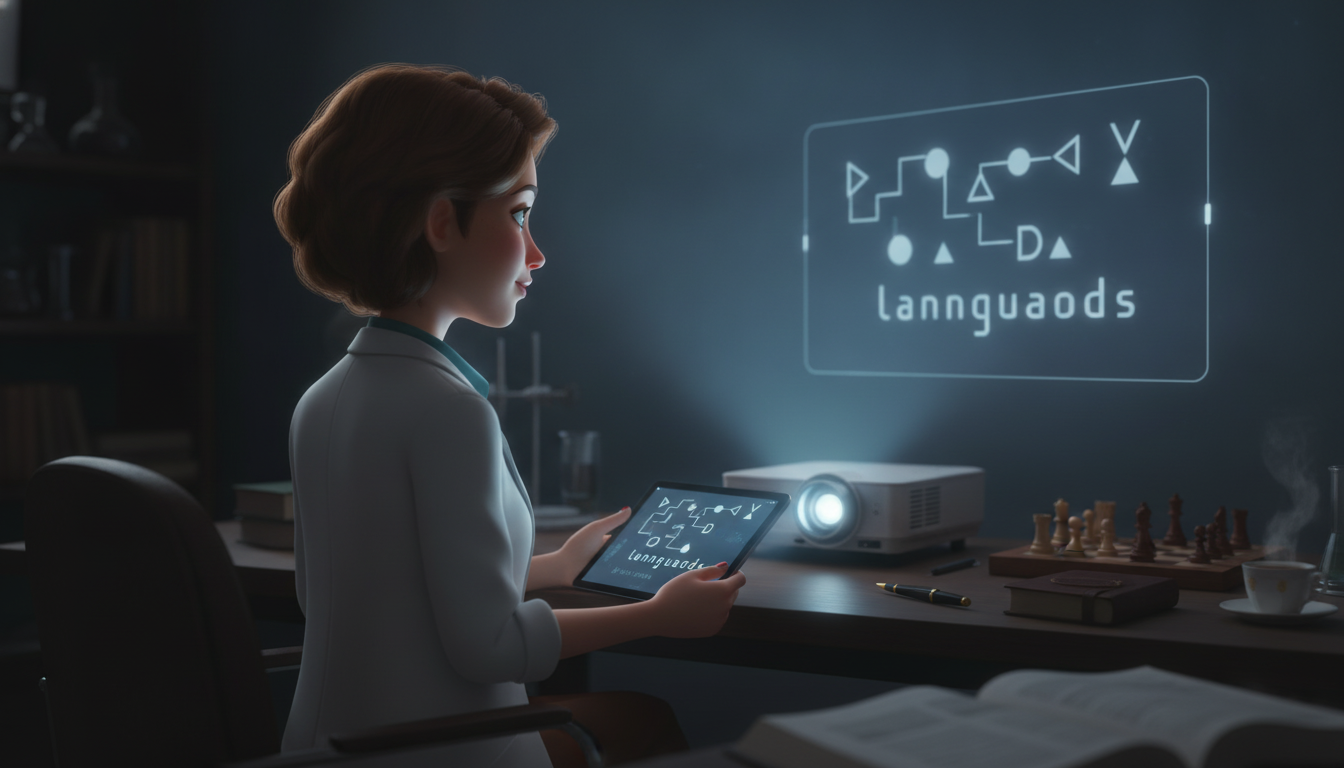 Sophia本人と「120個の語彙が突きつける、曖昧な輪郭との対峙」の内容を表すブログ挿絵