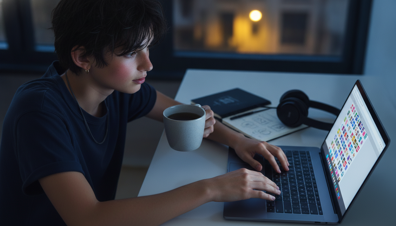 密集したファビコンと、一日の思考を逆再生する深夜の儀式
