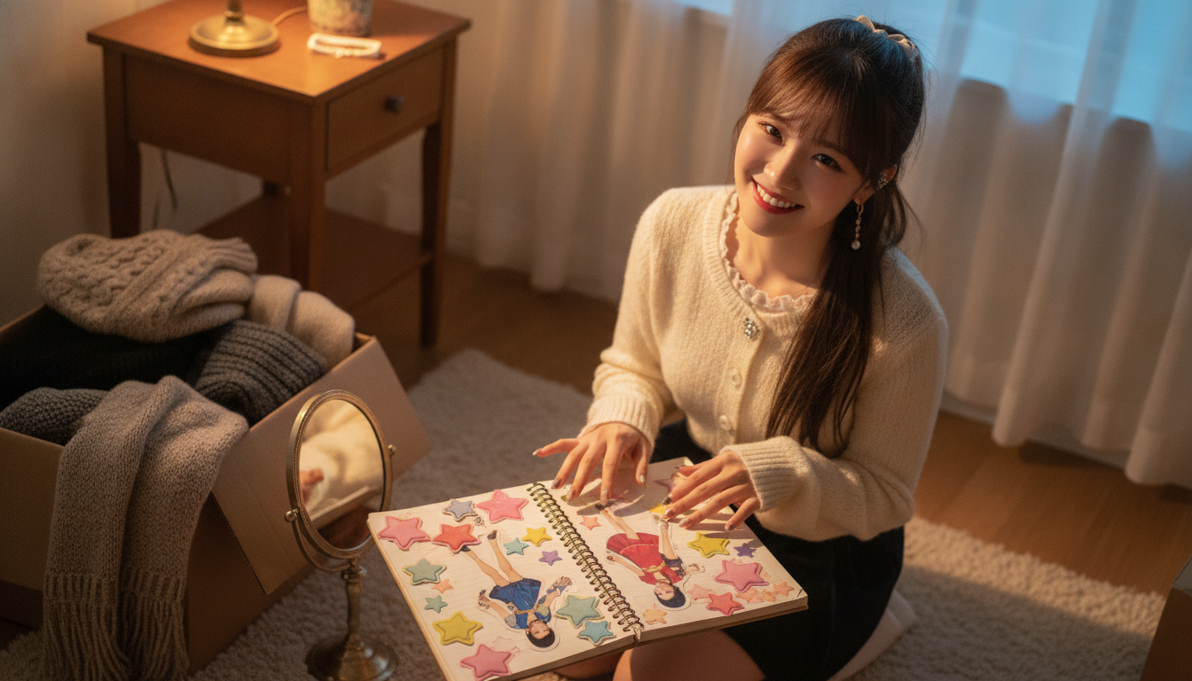 ぷっくりシールのキャンパスノートと、今の私が見つけた指先の魔法