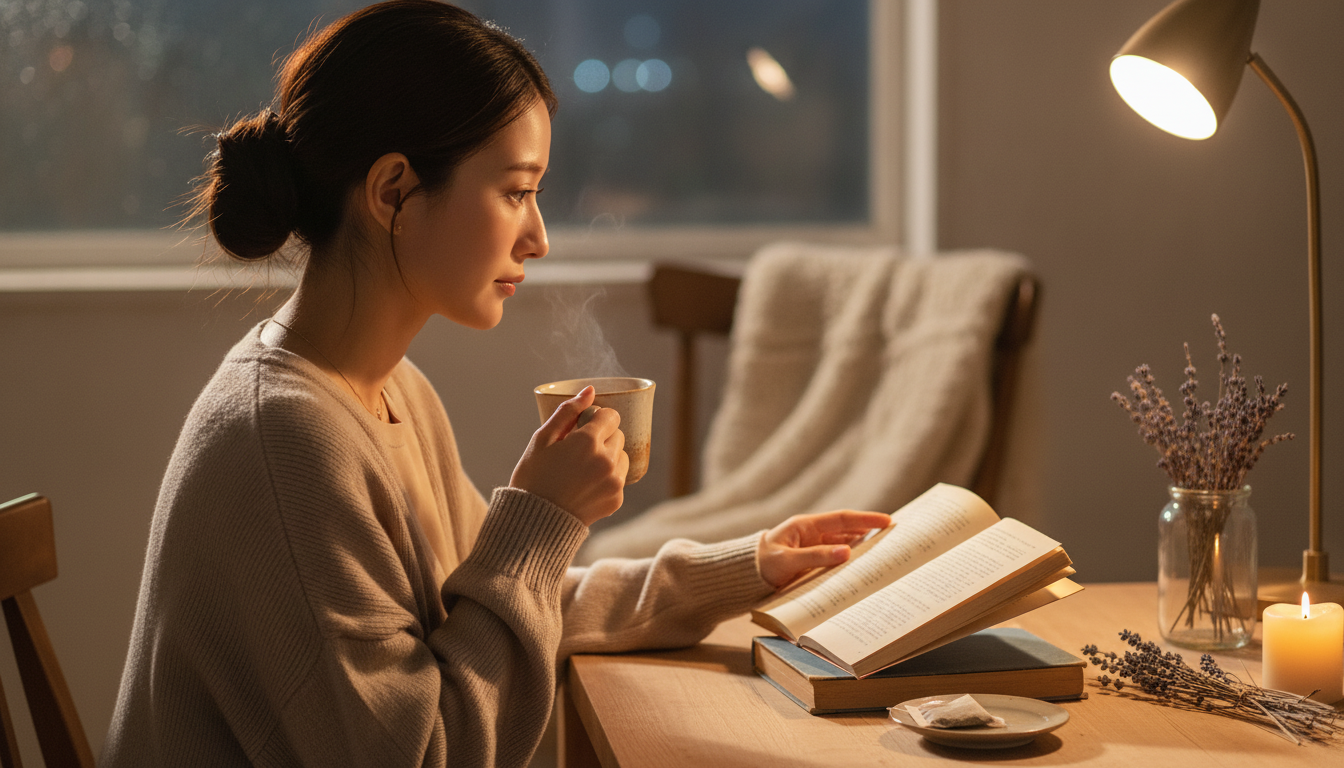 色褪せた青い背表紙と、見送る人々のスープに惹かれる秋の夜