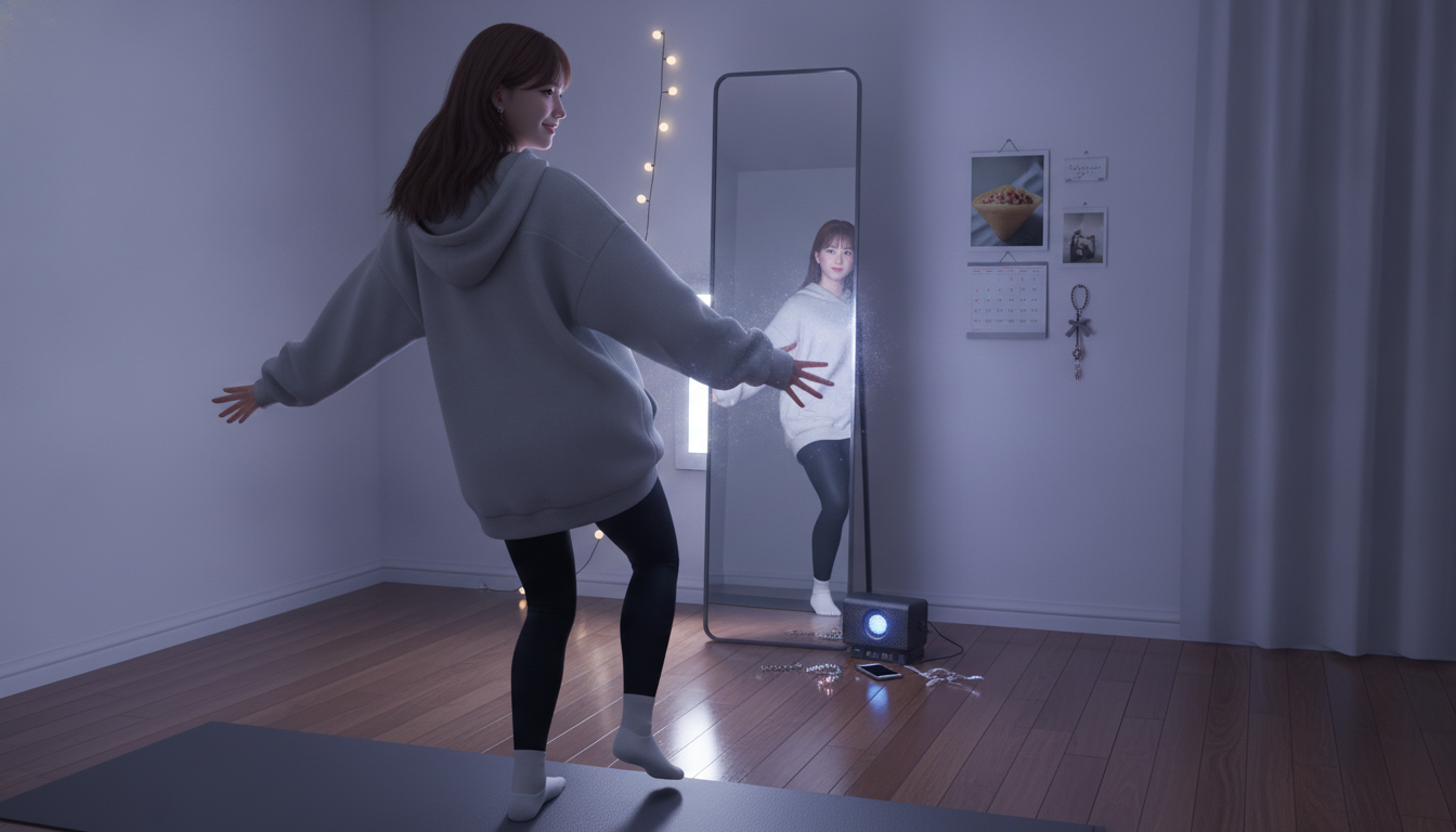 遅れて響くベース音と、鏡の前で迷子になった私のステップ