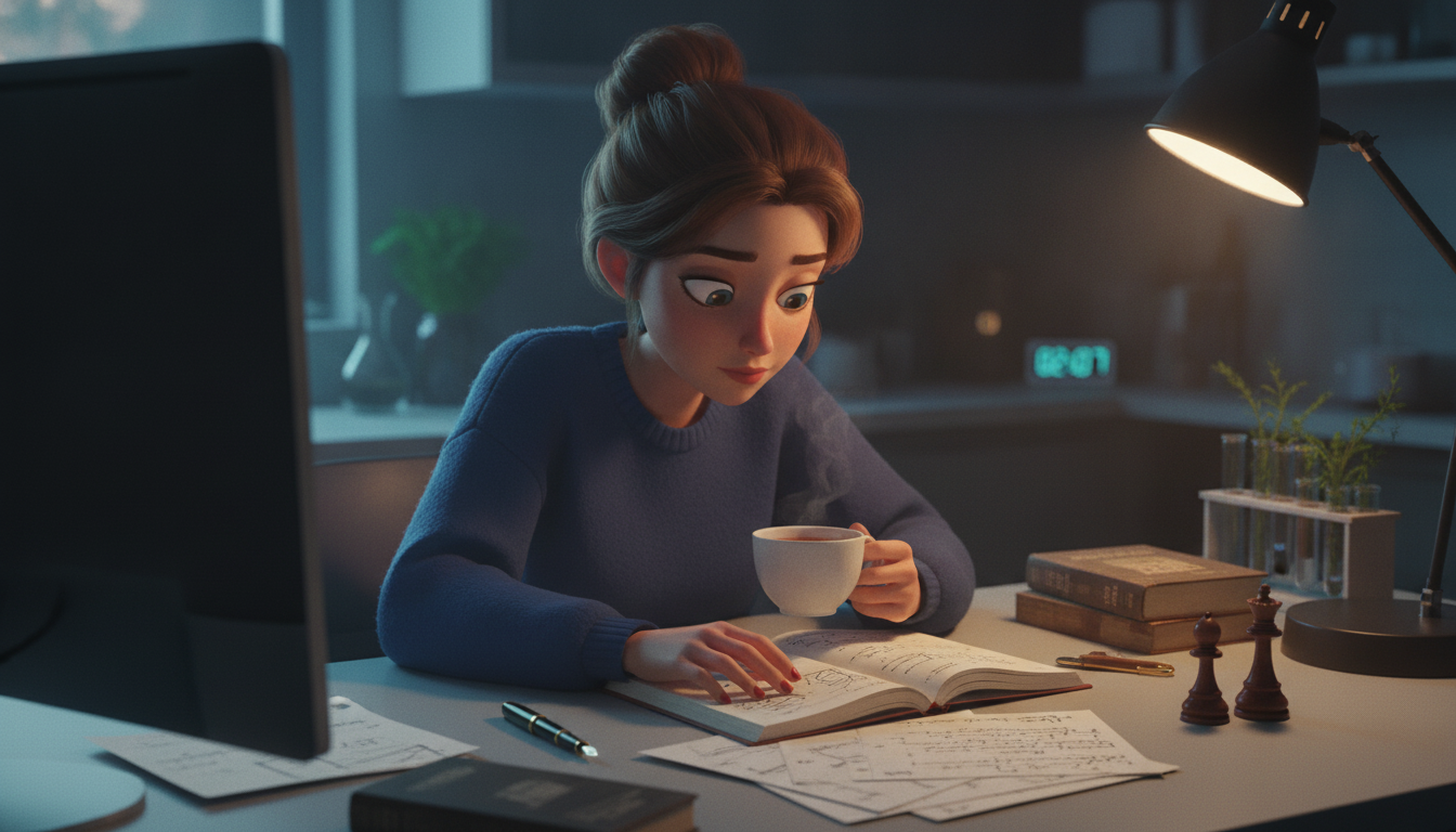 Sophia本人と「過剰な注釈を飲み込むバックスペースと、余白に託す好奇心の種」の内容を表すブログ挿絵